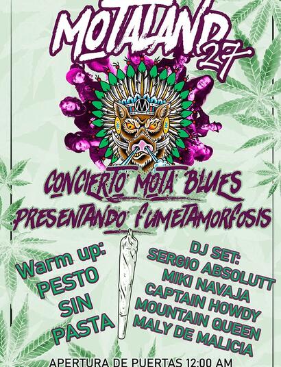 MOTALAND 2025, presentando su nuevo álbum "Fumetamorfosis" en Asturias.