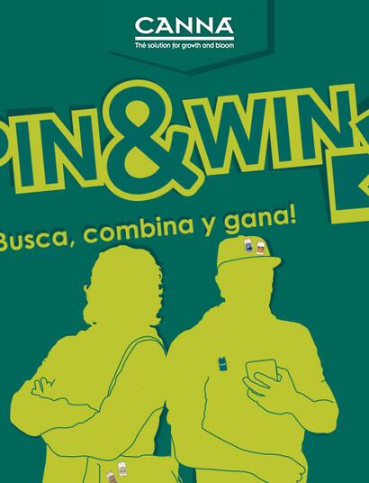 ¡Gana premios y haz amigos en el Pin&Win de CANNA en Spannabis!