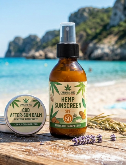 Sole, mare e CBD: il segreto naturale per la protezione e il doposole
