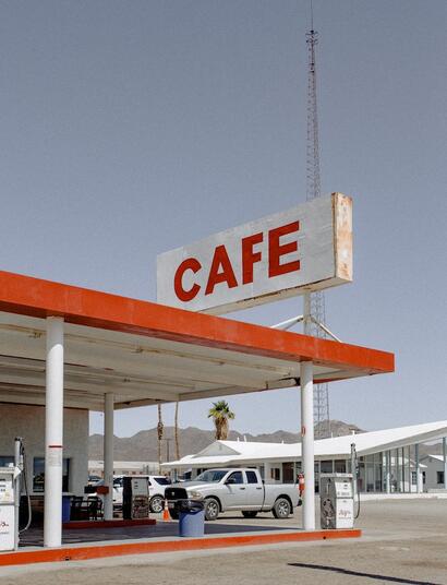 gas station
