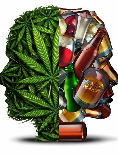 Cannabis against hard drugs