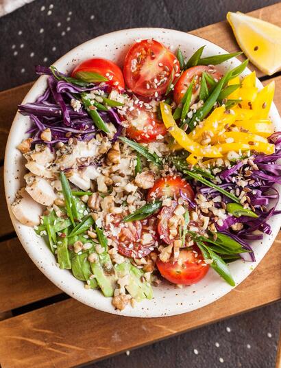 Caesar salad alla canapa