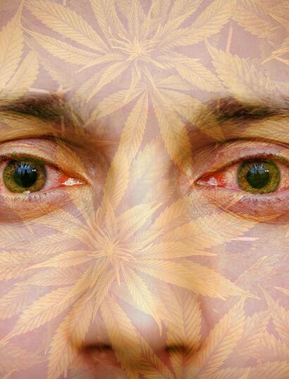 Cannabis e occhi rossi: cause e rimedi