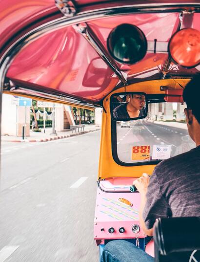 thailandia, tuk tuk, fumare, libero