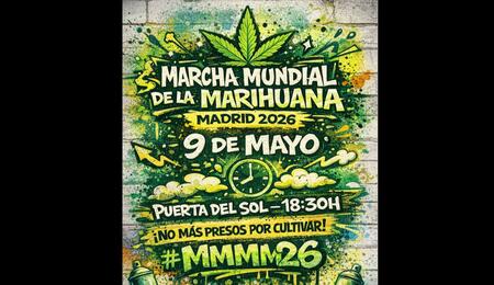 Marcha Mundial de la Marihuana en Madrid 2026