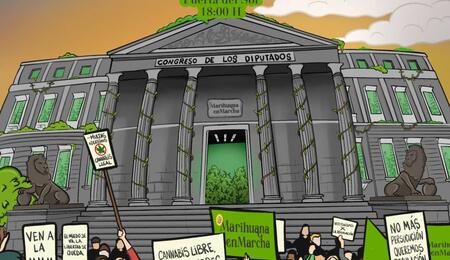 Marcha Mundial de la Marihuana en Madrid 2025