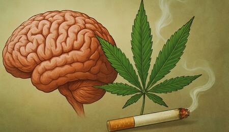 marihuana z tytoniem