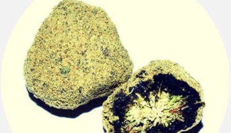 Moon rocks are cannabis buds coated in resin & rolled in kief.  Moon rocks stand out due to their distinctive appearance, aroma & potency