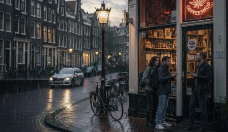 Amsterdam, coffeeshop, divieto