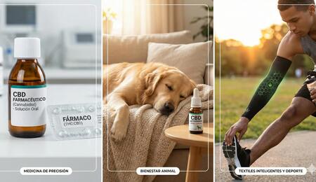 Diversas aplicaciones del CBD en medicina, veterinaria y deporte.