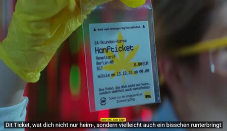 Berlin edible hemp tickets.