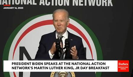 Biden parla della riforma della marijuana al Martin Luther King Day