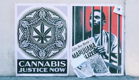 cannabis justice now mural.
