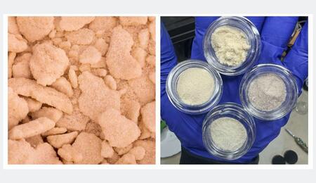 Muestras de hachís al agua de calidad seis estrellas elaboradas con extracción en frío