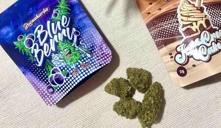Flores CBD hierbabuena