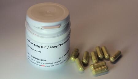 legal medical cannabis capsules. 