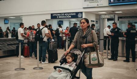 México secuestra aceites cannábicos de pacientes medicinales en aduanas. Imagen generada con IA.