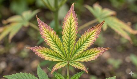 Identificación y causas de la deficiencia de molbideno en marihuana.