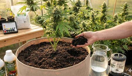 Learn eco-friendly practices to help you grow organic cannabis with the best soil and nutrients. See why flushing marijuana plants is essential for tasty buds.