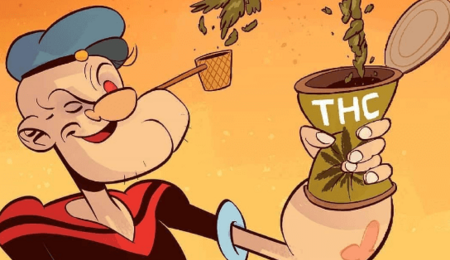 ¿Qué comía Popeye espinaca o Marihuana?