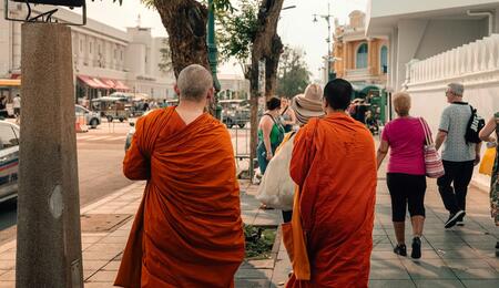 Sri Lanka authorities arrest 22 monks after 110kg of cannabis was found hidden in luggage at Colombo airport following a sponsored trip from Thailand.