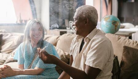 what are the benefits and risks from cannabis use in people over the age of 50, when it can help and when it should be taken with caution?