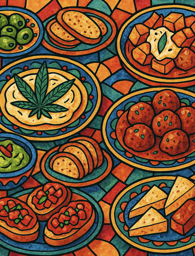 Cannabis-Tapas: Häppchen mit Raffinesse