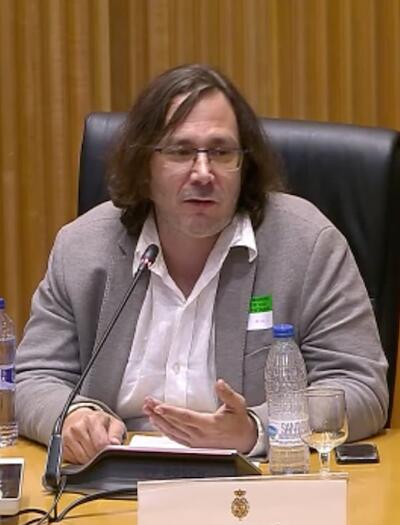Jorge Soto en las jornadas "La cárcel no es lugar para quien cultiva vida".