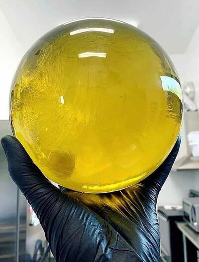 The unique process of crafting them relies on a product known as "The Clear," a hydrocarbon concentrate that strips the cannabis plant of all but cannabinoids