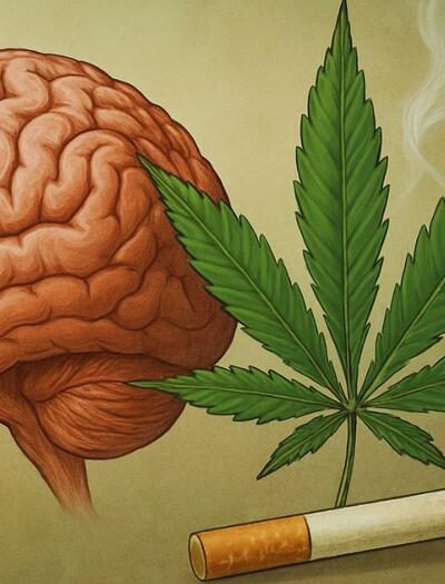 marihuana z tytoniem