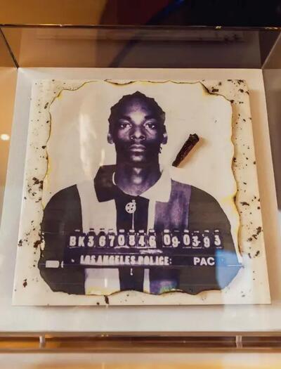 Snoop Dogg: Nedopalky z jointů jako umění
