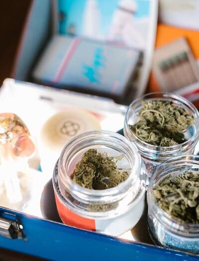 Compuestos volátiles de azufre y flavorantes dan aroma al cannabis.