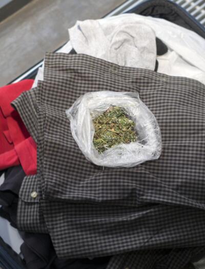 Cannabis valigia