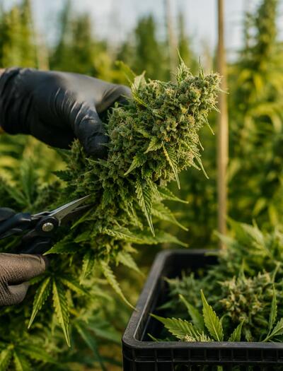 cosecha cannabis 