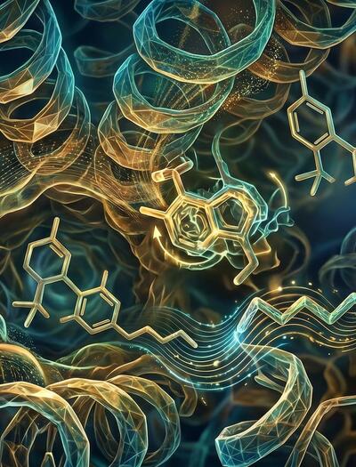 ilustración de cannabinoides 