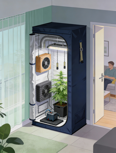 How to Build a Silent Indoor Grow Room: Stealth Tips 2026