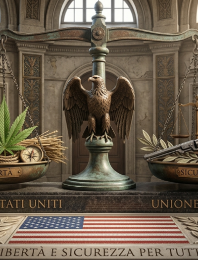 USA, libertà, armi, cannabis