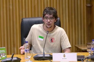 Javitxu, portavoz del caso Los 6 de Zaragoza