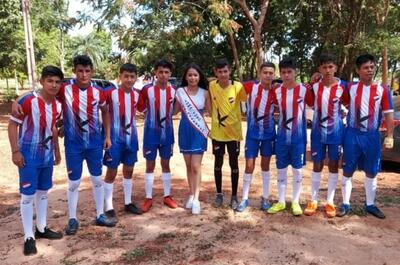 Il giocatori dell'Atlético Loma Pucú