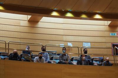 Activistas de Luz Verde en el Senado