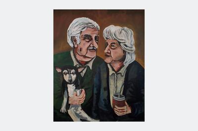 Pintura en acrílico sobre lienzo del artista Víctor Mimbrero