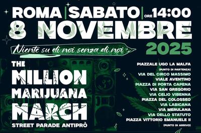 Roma antiproibizionista: Million Marijuana March e Contro Vertice sfidano lo Stato